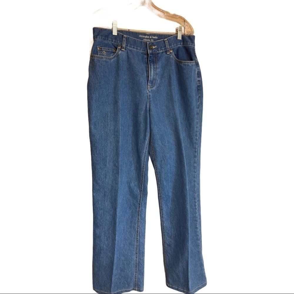 CHRISTOPHER &BANKS,classic fit women’s jeans,Sz 12